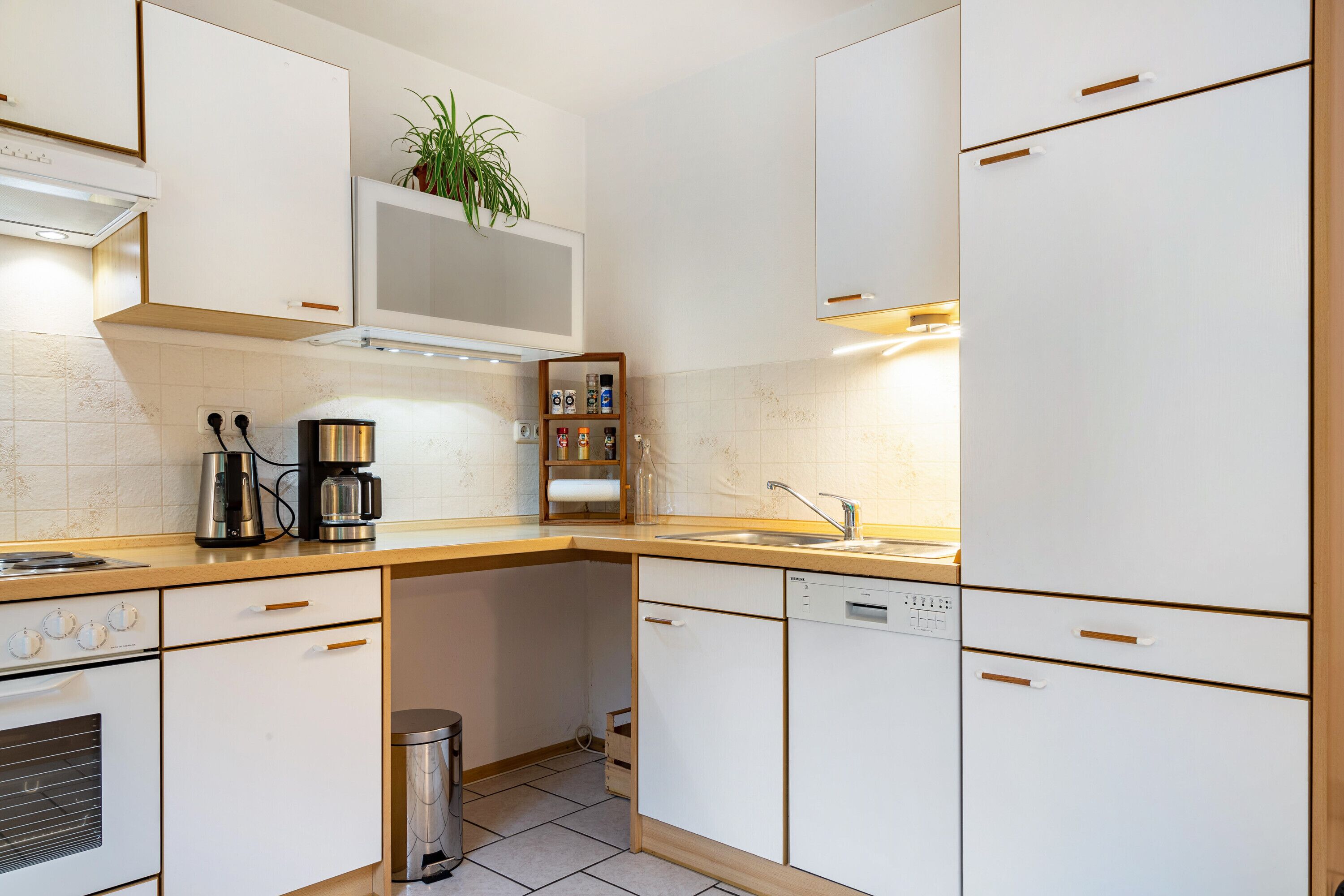 Kühlschrank, Ofen, Herdplatte, Geschirrspüler