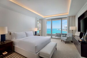 Premium bedding, memory foam beds, minibar, in-room safe