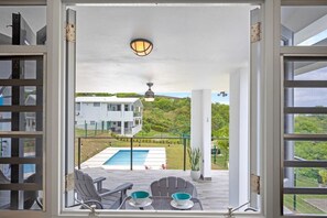 Outdoor dining - Casa de Kai | Private pool & panoramic ocean views (Rincon)