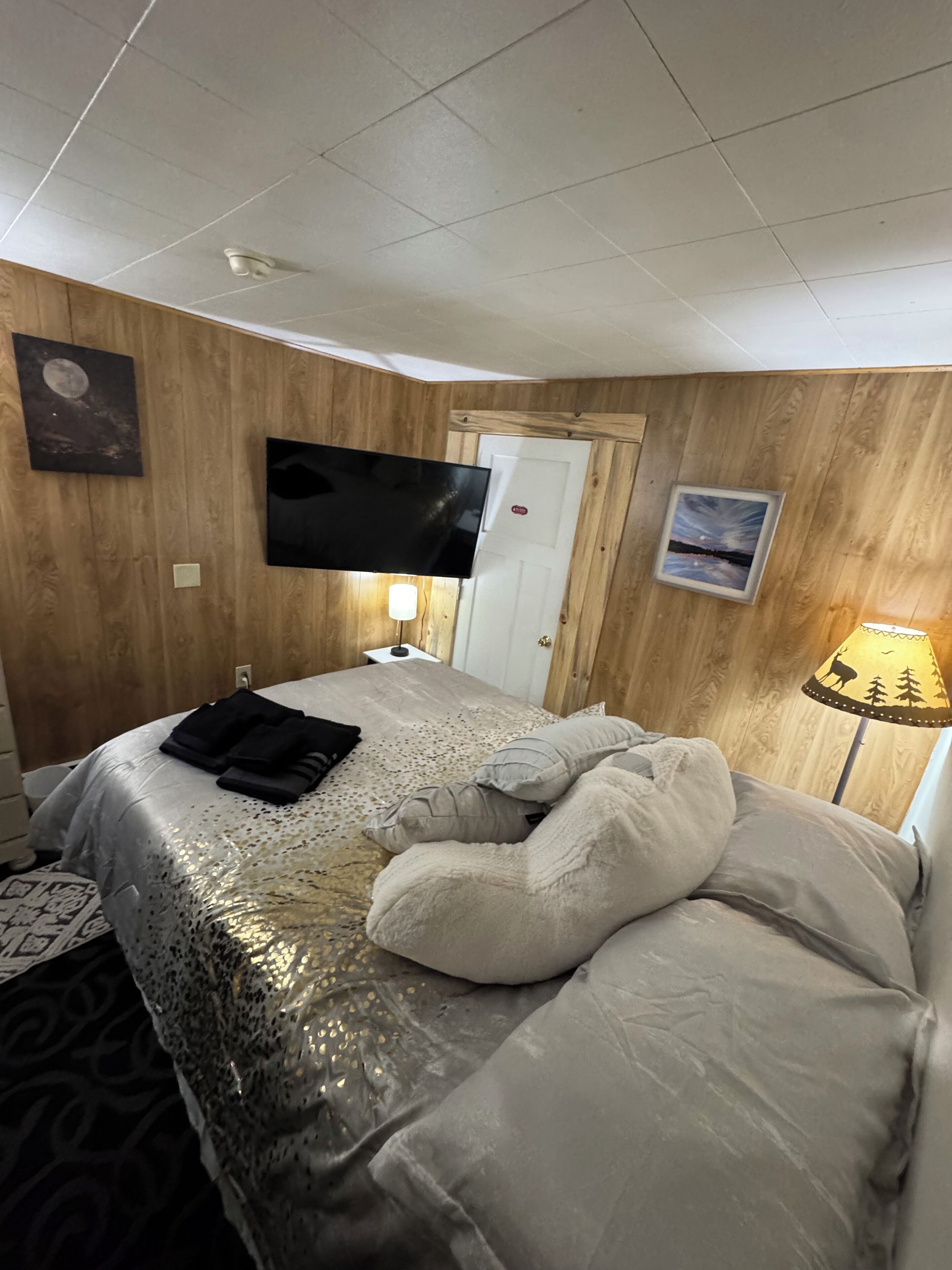 2 bedrooms, iron/ironing board, free WiFi, bed sheets