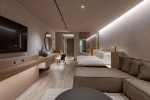 In-room safe, desk, blackout curtains, soundproofing - Ammades All Suites Beach Hotel & Spa - Adults Only (Rhodes)