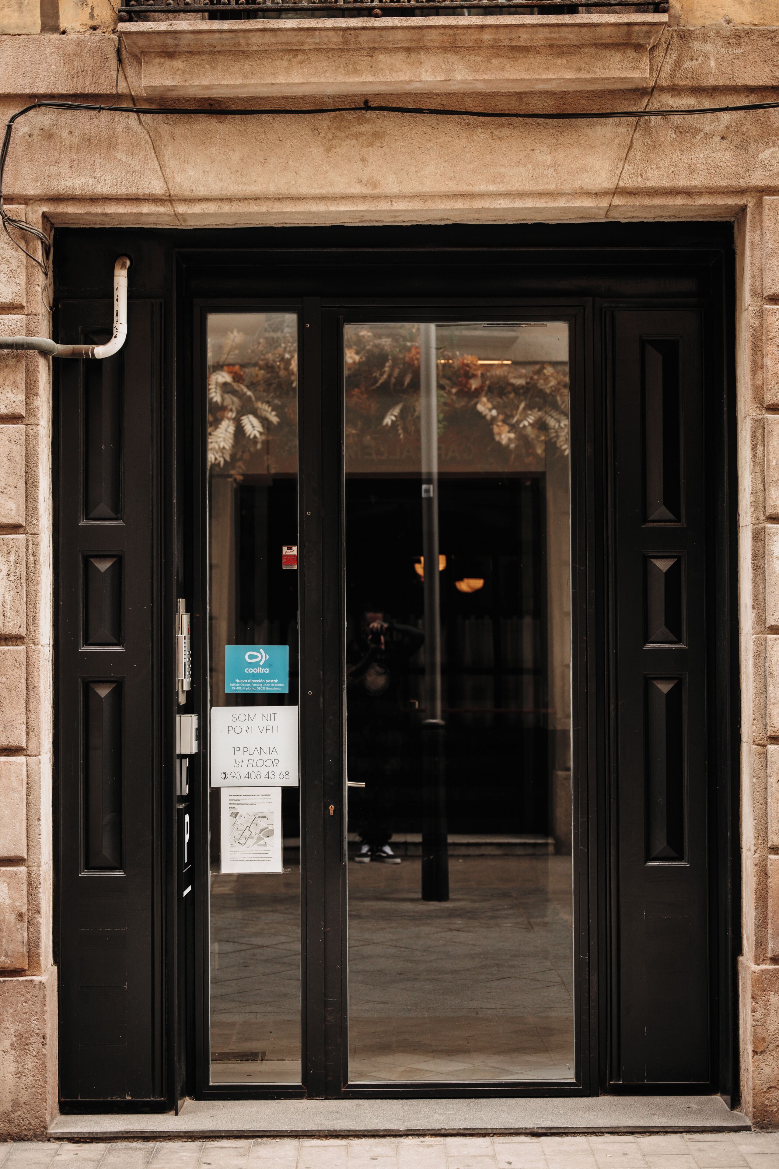 Entrada al alojamiento