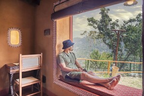 Camera Tradizionale, balcone, vista montagna | Vista montagna