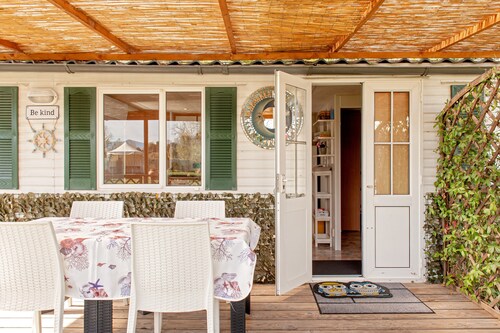 Maison de vacances 'Oasis sur la rivière 2' avec jardin, terrasse et Wi-Fi