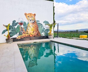 Pool - Lidia Rural House for Groups: Pool, Views & Unique Experiences (Sant Martí Sarroca)
