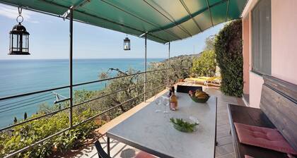 Ferienwohnung "Casa Gelsomino" mit Meerblick, WLAN, Garten und Terrasse