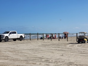 Tæt på stranden