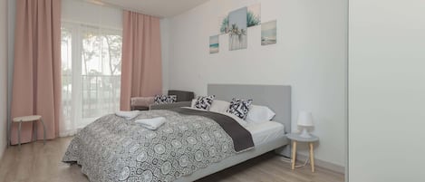 1 soverom, strykejern/-brett, wi-fi og sengetøy