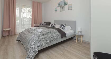Na Wydmach B28 MiÄdzywodzie | Charming Apartment in a Modern Development by the Beach | Balconies