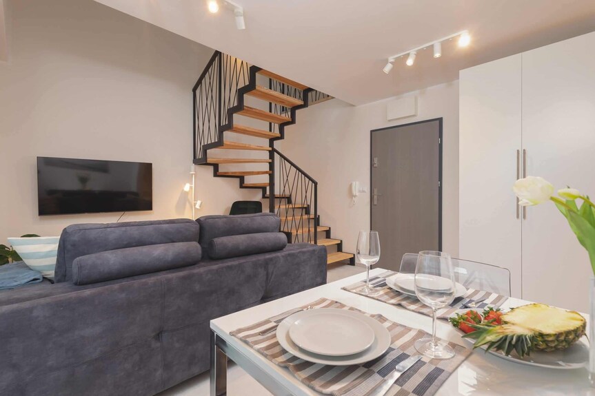Two-level Apartment | Balcony, Parking, Close To The Beach - Niechorze