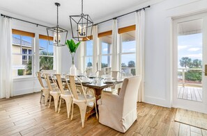 Dining - Beach View, Private Pool, 4 BR Private Home (St George Island)
