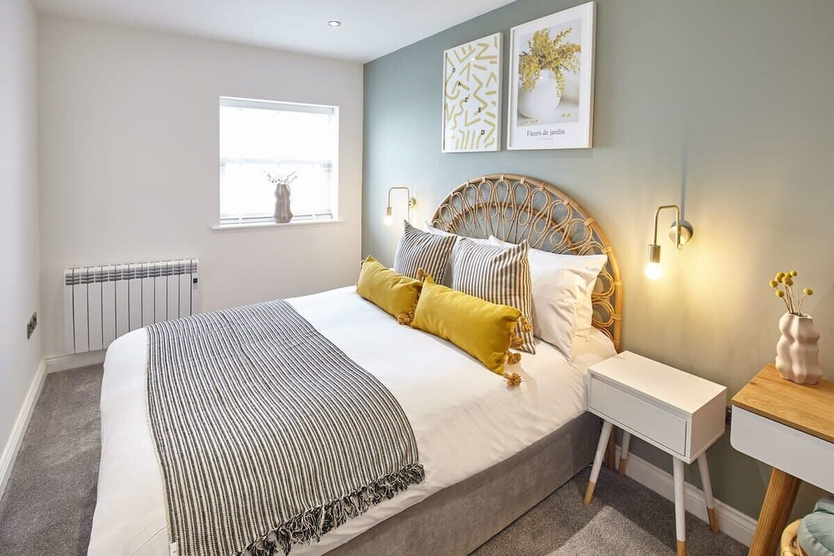 1 soverom, strykejern/-brett, wi-fi (inkludert) og sengetøy