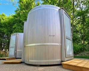 Cabane Exclusive | Salle de bain commune