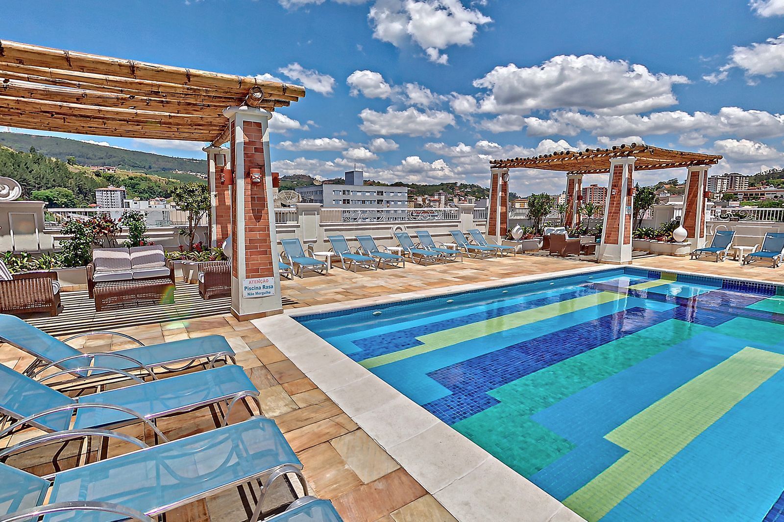 Indoor pool, outdoor pool, open 8:00 AM to 7:00 PM, sun loungers