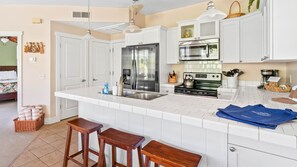 Fridge, microwave, oven, stovetop - Plantation at Princeville 1712 By Parrish Kauai - sleeps 8 (Princeville)