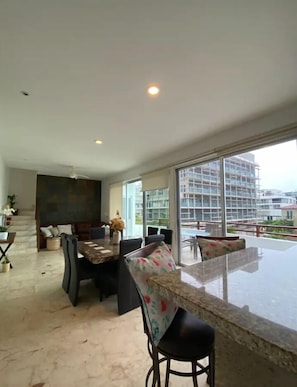 Deluxe Duplex | Living area - Casa del Mar (Playa del Carmen)