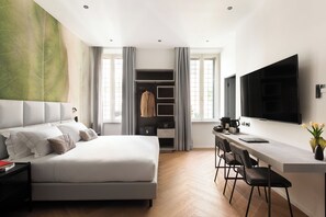 Open Suite Deluxe con SPA | Roupas de cama premium, edredons de pluma, frigobar, cofres nos quartos