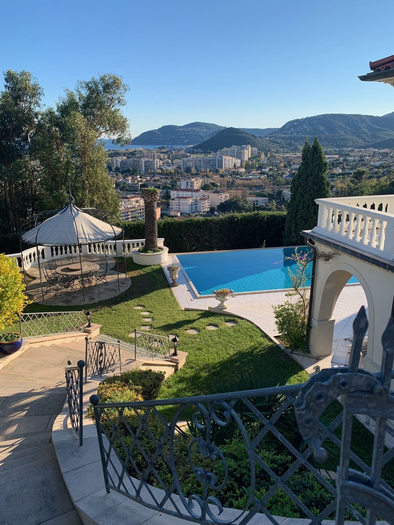 Piscine extérieure, piscine chauffée