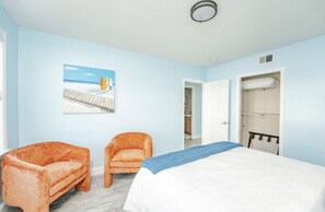 2 chambres, bureau, Wi-Fi, draps fournis