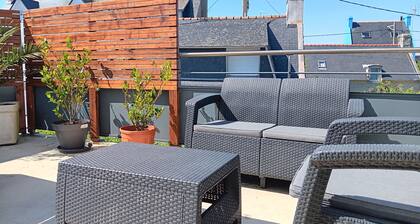 Renovated 3-star apartment with terrace ideal for 4 people.