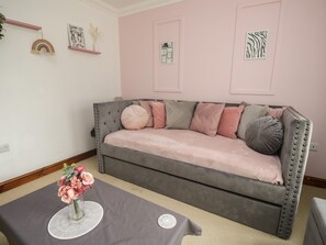 Cottage | Living room | TV - Shoreside Cottage (Wigton)