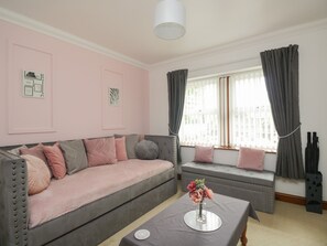 Cottage | Living room | TV - Shoreside Cottage (Wigton)