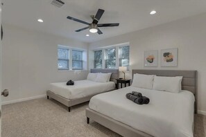 5 bedrooms, iron/ironing board, WiFi, bed sheets