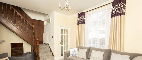 TV, fireplace, DVD player