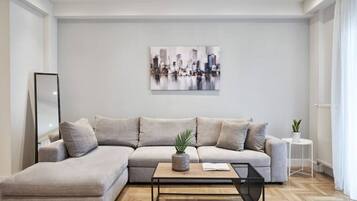 Smart-tv och en stereo