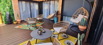 Charming town center residence with terrace and view of the Canigou mountains