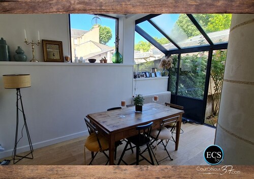 With (large) family or friends!