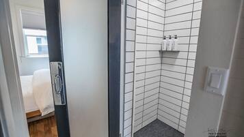 Shower, hair dryer