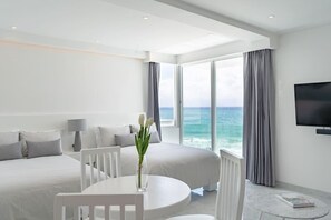 1 غرفة نوم ومكواة/لوح كي وواي فاي مجانًا وملاءات أسرّة