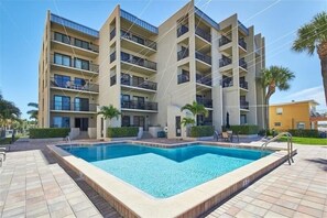 Pool - Direct Gulf Front Balcony overlooking the Sparkling Turquoise Waters of the Gulf of Mexico~ Sleeps 5   TS503 (Redington Shores)