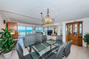 Dining - Direct Gulf front with Million Dollar views! sleeps 7   TR502~ (Indian Shores)