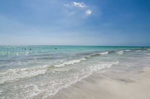 Accommodatie ligt op het strand