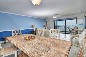 Dining - Pet Friendly, Direct Gulf Front Condo with MILLION DOLLAR PANORAMIC Views! ~ TP404 (Indian Shores)