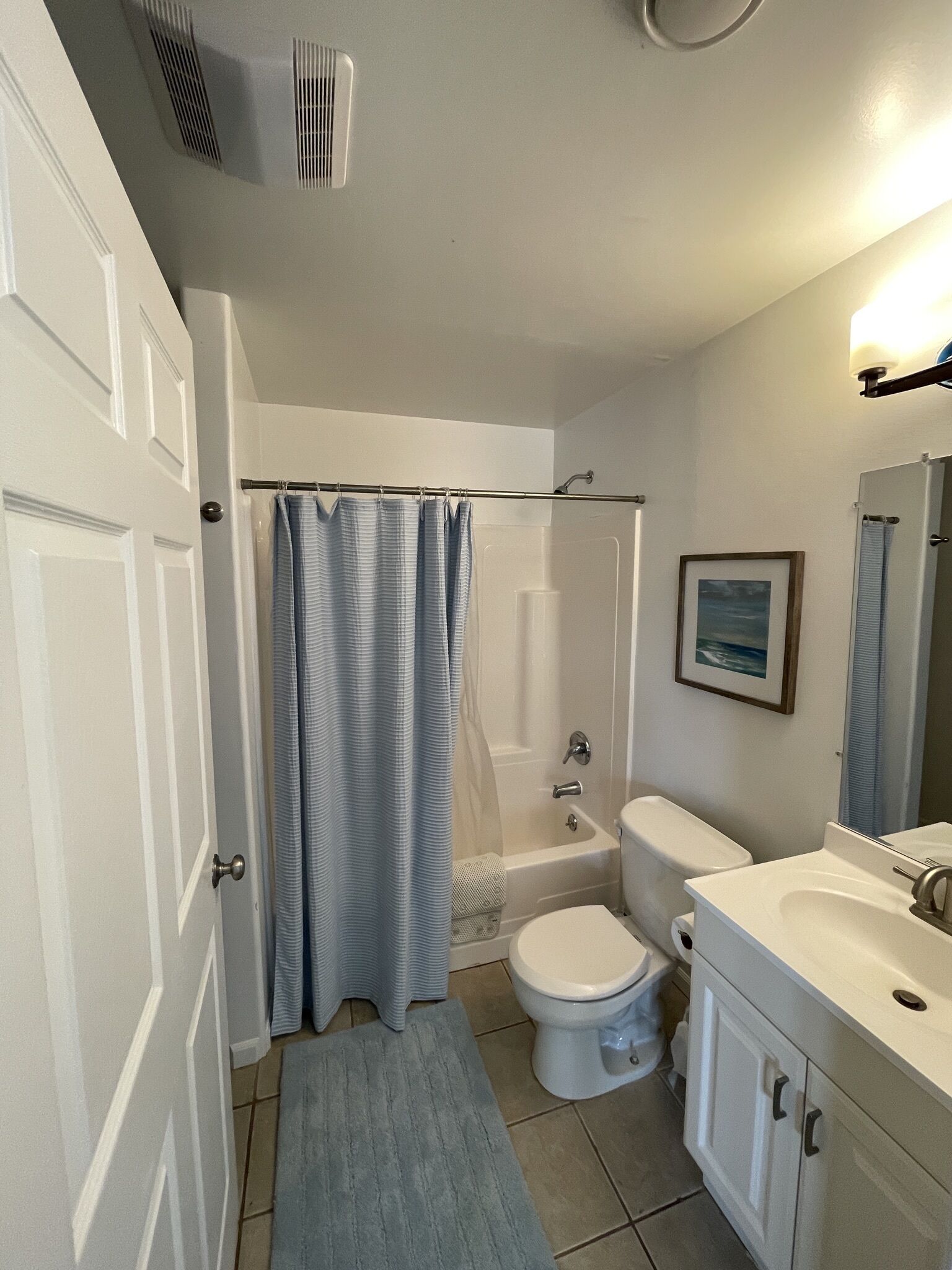 花灑/浴缸組合、風筒、提供毛巾、番梘