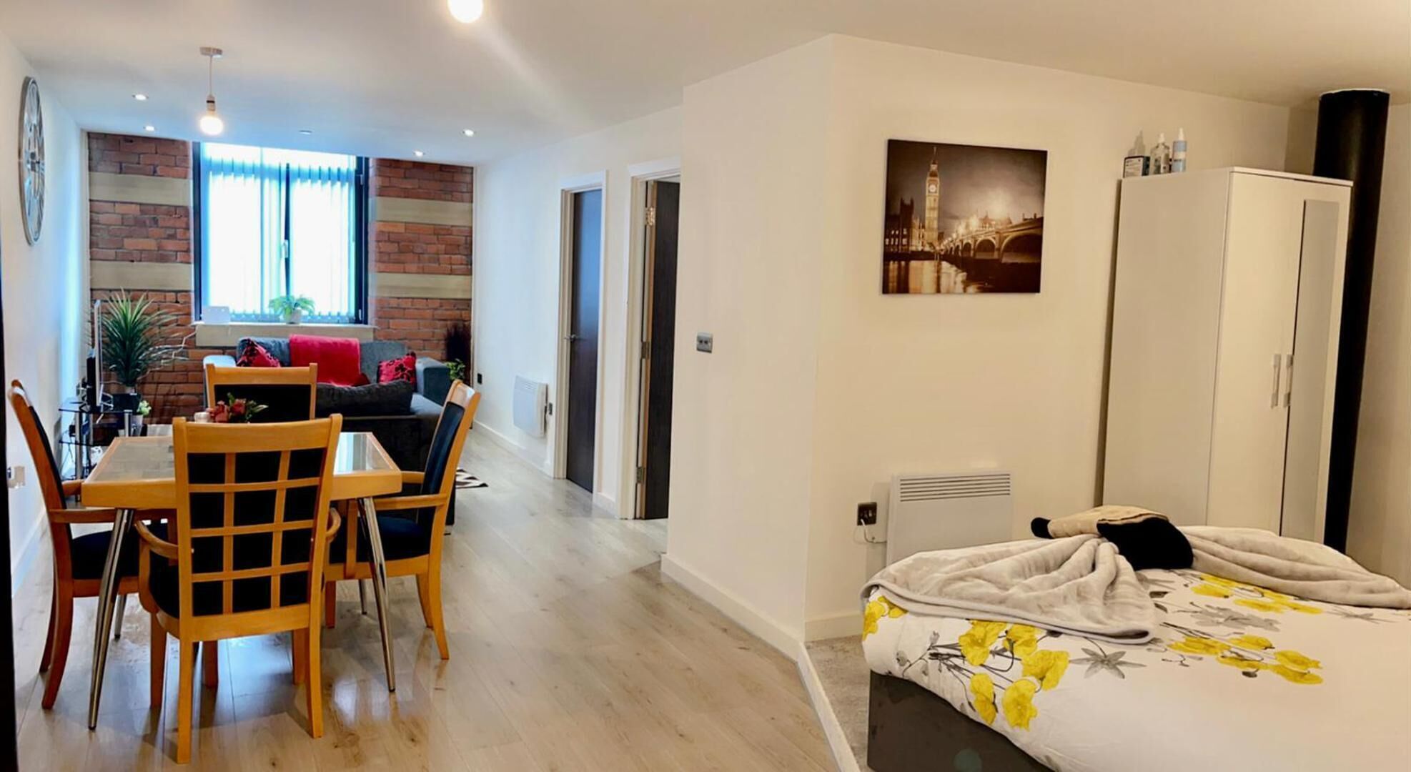 1 bedroom, iron/ironing board, free WiFi, bed sheets