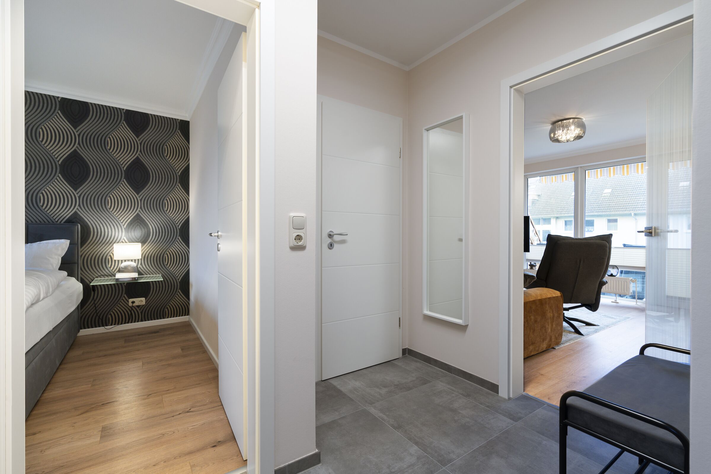 2 多间卧室、熨斗/熨衣板、免费 WiFi、床单