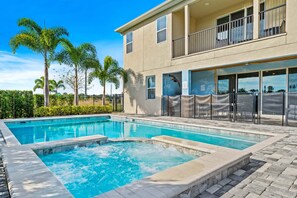 Una piscina riscaldata