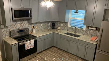 Microwave, oven, stovetop