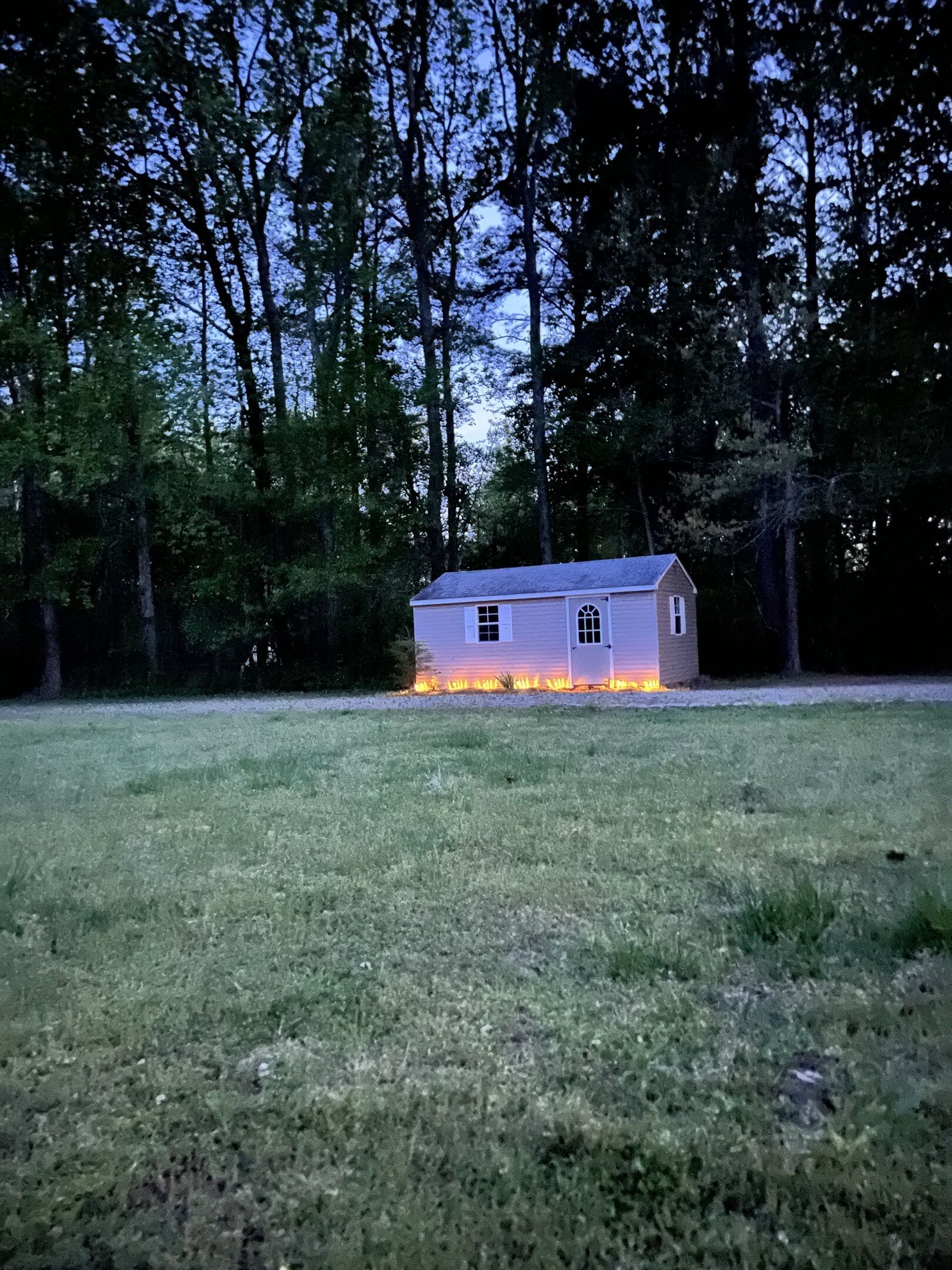 Fresh landscaping around Shore Shack. Now its time to play. 