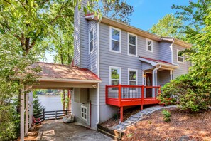 Exterior - Dog-friendly lake house with dock, decks, firepit, grill, fireplace, & WiFi (Snellville)
