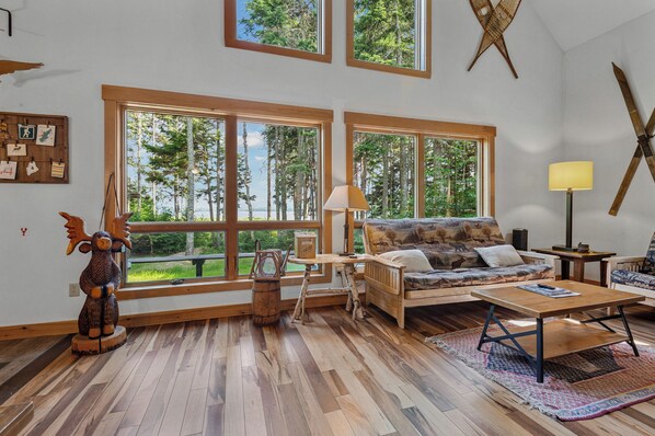 TV, books - Cold Brook Camps North - Right on Cupsuptic Lake! (Rangeley)