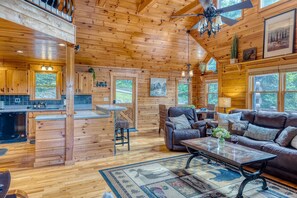 Smart TV, fireplace, video-game console, DVD player