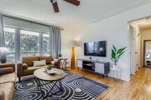 Smart TV, table football, books