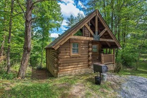 Exterior - Private Studio Log Cabin! Hot Tub,Fireplace,Relax! (Sevierville)