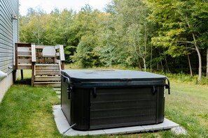 Utendørs boblebad