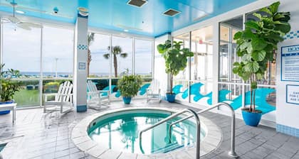 Full Ocean View luxury suite with private balcony directly on the beach